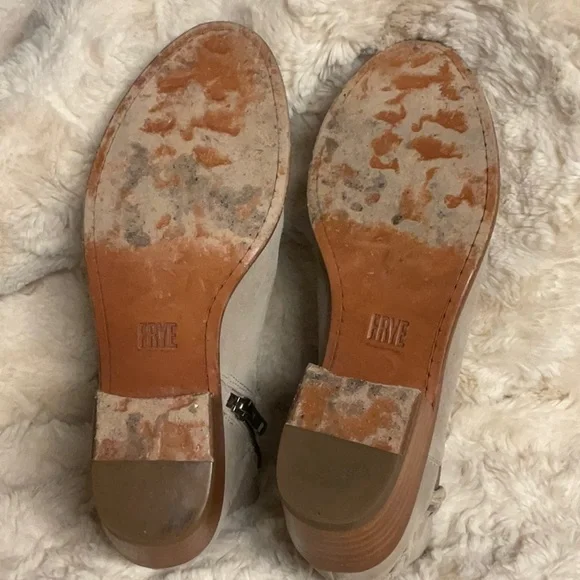 Women's Frye Tan Ankle Boots - Picture 2 of 5